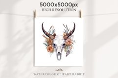 Floral Bull Skull Flowers Clipart PNG Scrapbooking Nursery Art Watercolor Transparent wedding invitation shirt designs sublimation printable bloom architecture  watercolor floral bull skull flowers clipart, sublimation nursery, wedding invitation