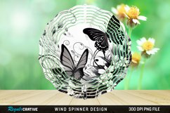Floral Butterflies Wind Spinner Bundle Product Image 2