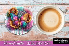Butterfly Coaster Bundle - Floral Round Coaster Bundle Product Image 5