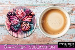 Butterfly Coaster Bundle - Floral Round Coaster Bundle Product Image 7