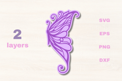 Layered Butterfly celestial SVG Product Image 1