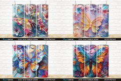 3D Floral Butterfly Tumbler Wrap Bundle Product Image 6