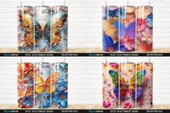 3D Floral Butterfly Tumbler Wrap Bundle Product Image 5