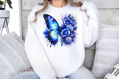 Floral Butterfly Png , Flying Butterflies Illustrations 9 Product Image 2