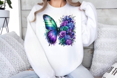 Floral Butterfly Png , Flying Butterflies Illustrations 21 Product Image 2
