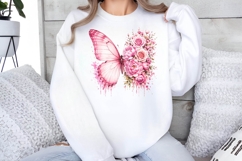Floral Butterfly Png , Flying Butterflies Illustrations 15 Product Image 2