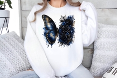 Floral Butterfly Png , Flying Butterflies Illustrations Product Image 2