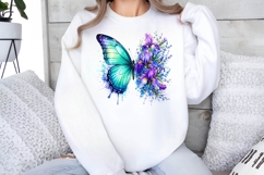 Floral Butterfly Png , Flying Butterflies Illustrations 17 Product Image 2