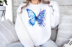 Floral Butterfly Png , Flying Butterflies Illustrations 18 Product Image 2