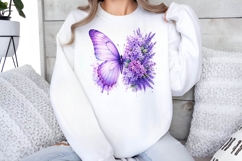 Floral Butterfly Png , Flying Butterflies Illustrations 12 Product Image 2