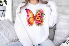 Floral Butterfly Png , Flying Butterflies Illustrations 11 Product Image 2