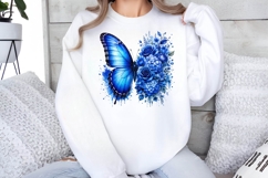 Floral Butterfly Png , Flying Butterflies Illustrations 8 Product Image 2