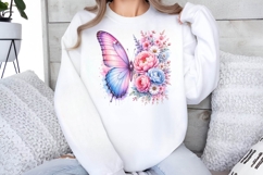 Floral Butterfly Png , Flying Butterflies Illustrations 20 Product Image 2