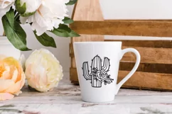 floral cactus svg, cactus svg, plant svg