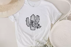 floral cactus svg, cactus svg, plant svg