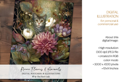 Rococo Flowers &amp; Animals Postcard Set Product Image 3