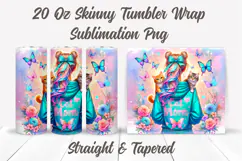 Cat Mom Tumbler Wrap, Cat Lover Tumbler Wrap, Kitten Tumbler Product Image 2