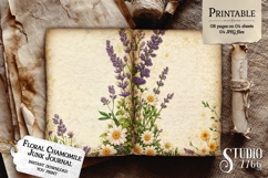 Floral Chamomile Junk Journal Pages Product Image 2