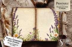 Floral Chamomile Junk Journal Pages Product Image 3