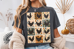Retro Boho Chicken Farm PNG, Chicken Floral PNG, Farm Life Product Image 3