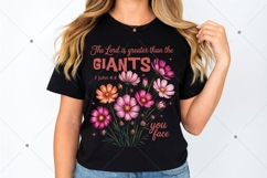 Floral Christian PNG, The Lord is Greate PNG, Floral Product Image 4