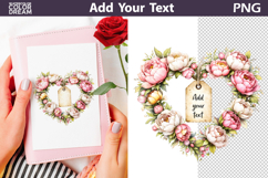 Floral Frame Clipart Bundle | Add Your Text Product Image 7