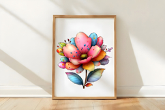Watercolor Floral Clipart Flower Product Image 2