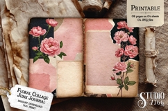 Floral Collage Junk Journal Pages Product Image 2