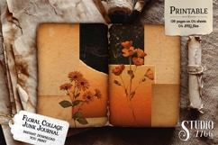 Floral Collage Junk Journal Pages Product Image 2