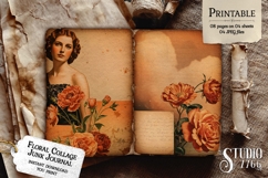 Floral Collage Junk Journal Pages Product Image 3