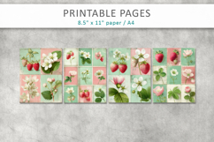 vintage botanical collage paper Product Image 2