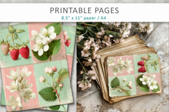 vintage botanical collage paper Product Image 3