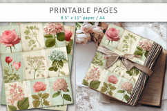 vintage botanical junk journal pages, botanical pages Product Image 5