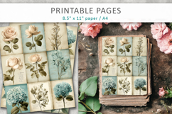 Floral Collage Paper, junk journal Product Image 3