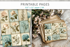 Floral Collage Paper, junk journal Product Image 1