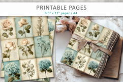 Floral Collage Paper, junk journal Product Image 4