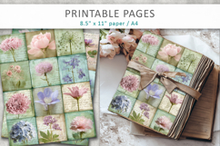 Floral Collage Paper, junk journal pages Product Image 4