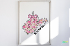 Floral Coquette 50 States PNG Bundle Product Image 5