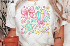 Floral Coquette Seashell PNG Product Image 2