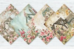 FLORAL COTTAGE Digital paper Bundle Product Image 5
