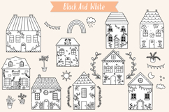 Floral Cottage Doodles, Home, Nature, House, Flower, Plants Product Image 6