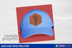 Floral cross Svg, Christian cross Cut File Product Image 3