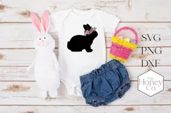 Easter Bunny Flower Crown SVG | Kids Easter SVG | Spring SVG Product Image 1