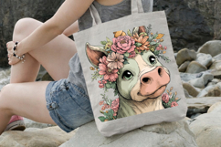 Floral Crown Unicorn Dog Clipart Product Image 3