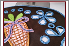 Richelieu cutwork carrot embroidery floral ornament set Product Image 5