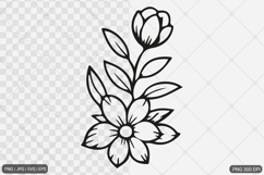 Floral Design SVG PNG Bundle Product Image 12