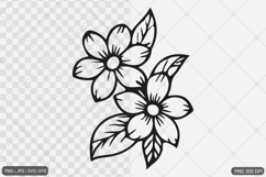 Floral Design SVG PNG Product Image 1