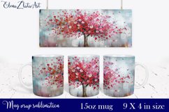 Sublimation mug design Landscape of Provence 15 oz Product Image 1