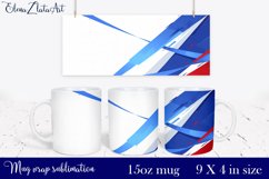 Sublimation mug design Mountain landscape 15 oz Product Image 1