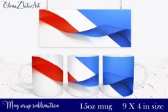 Sublimation mug design Mountain landscape 15 oz Product Image 1